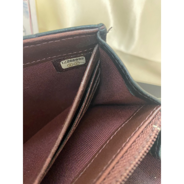 CHANEL(シャネル)の極美品 CHANEL マトラッセ 2つ折り財布 オレンジピンク コンパクト レディースのファッション小物(財布)の商品写真