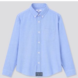 ユニクロ(UNIQLO)のオックスフォードシャツ長袖(ブラウス)