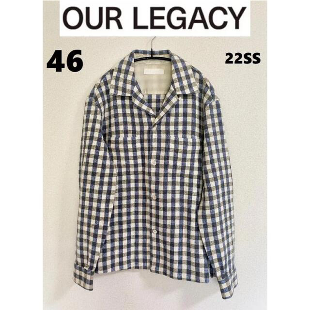 500cm身幅22SS【新品】OUR LEGACY アワーレガシー HEUSEN シャツ 46