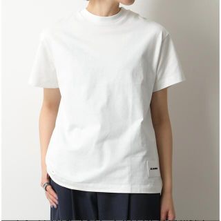 ジルサンダー(Jil Sander)のJIL SANDER+ Tシャツ ホワイトL(Tシャツ(半袖/袖なし))