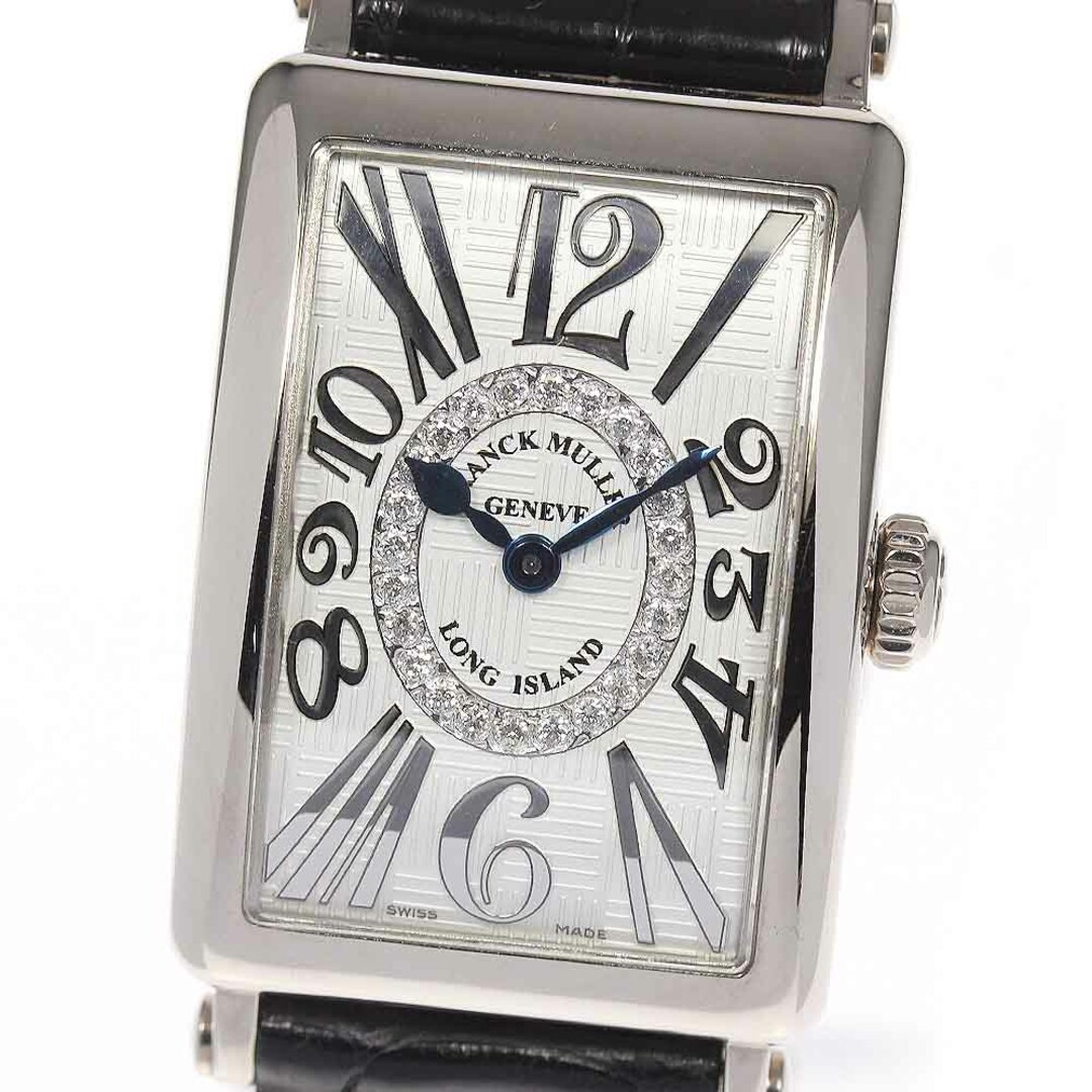 FRANCK MULLER(フランクミュラー)の★箱付き【FRANCK MULLER】フランクミュラー ロングアイランド アンサンブル K18WG ダイヤ 902QZRELV-RCD1R クォーツ レディース【ev20】 レディースのファッション小物(腕時計)の商品写真