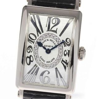 フランクミュラー(FRANCK MULLER)の★箱付き【FRANCK MULLER】フランクミュラー ロングアイランド アンサンブル K18WG ダイヤ 902QZRELV-RCD1R クォーツ レディース【ev20】(腕時計)