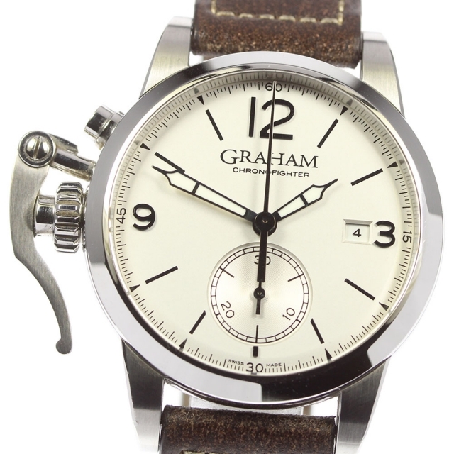 GRAHAM(グラハム)の☆良品【GRAHAM】グラハム クロノファイター 1695 スモールセコンド 2CXAS.S02A 自動巻き メンズ【ev15】 メンズの時計(腕時計(アナログ))の商品写真