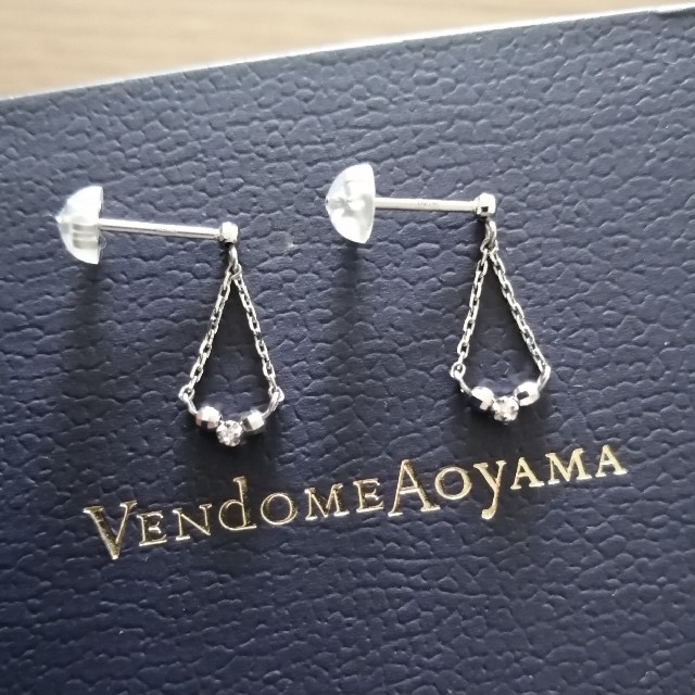 【海外輸入】 Vendome Aoyama - ヴァンドーム青山 プラチナ ダイヤ ピアス ピアス