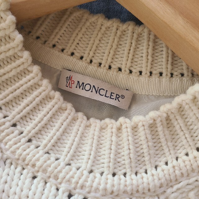 MONCLER(モンクレール)の正規品MONCLERコットンセーター　drawer yori レディースのトップス(ニット/セーター)の商品写真