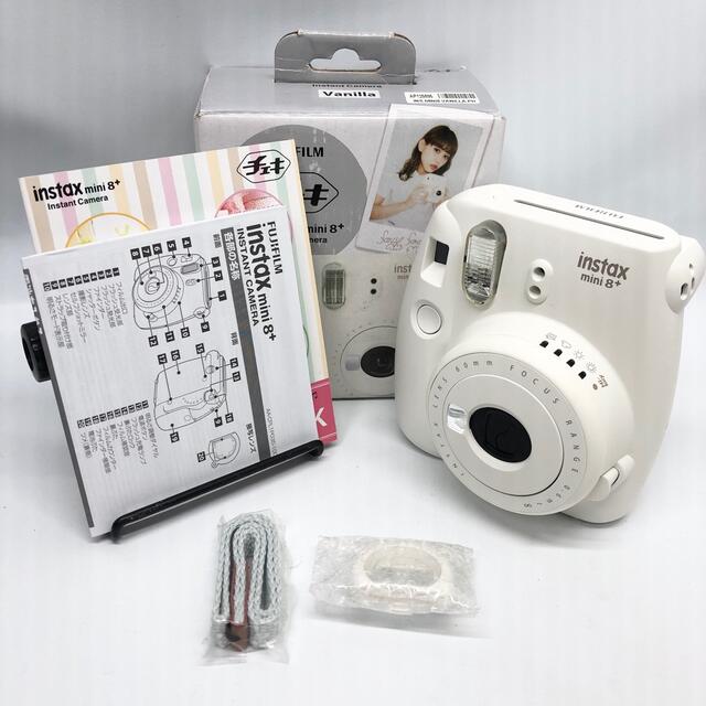 インスタントカメラ チェキ instax mini8プラス 接写レンズ・ バニラ