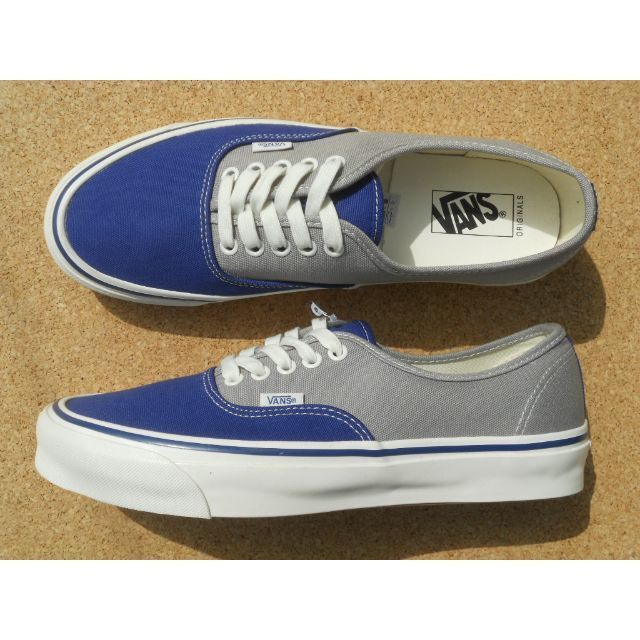 バンズ VANS OG AUTHENTIC LX 28,0cm 青灰