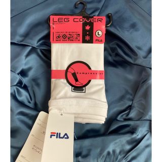 FILA　フィラ　スポーツ レッグカバー　日焼け止め　WT　白系(その他)