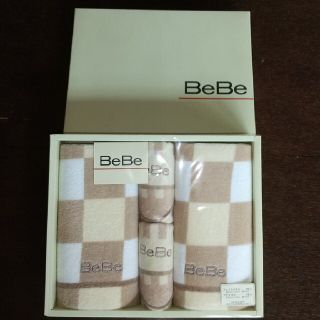 ベベ(BeBe)の新品╱未使用～BeBe タオルセット◆箱無し！！(タオル/バス用品)