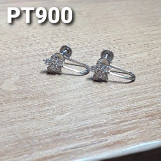 ベーネ・ベーネ　ダイヤモンド　0.17ct(6石)×2　PT900　イヤリング(イヤリング)