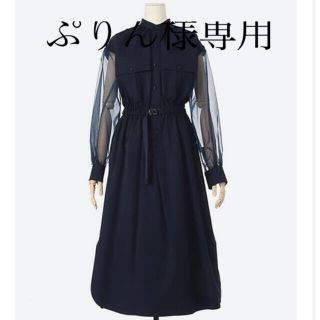 ハイク(HYKE)のぷりん様専用HYKE GROSGRAIN SHIRT DRESS ワンピース(ひざ丈ワンピース)