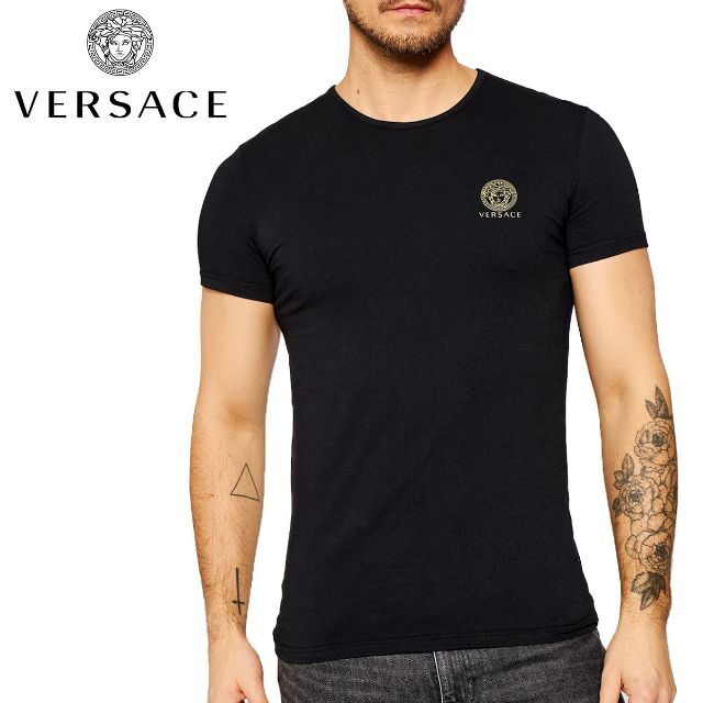 のメデュー VERSACE - 5 VERSACE ブラック メデューサ ロンT 長袖T ...