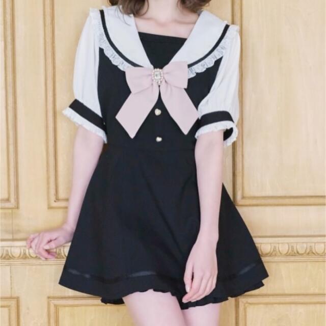 今月まで限界値下げ】LIZLISA セーラーカラーセットアップ - ひざ丈
