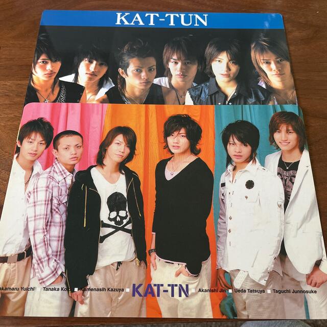 KAT-TUN(カトゥーン)のKATーTUN下敷き6枚セット エンタメ/ホビーのタレントグッズ(アイドルグッズ)の商品写真