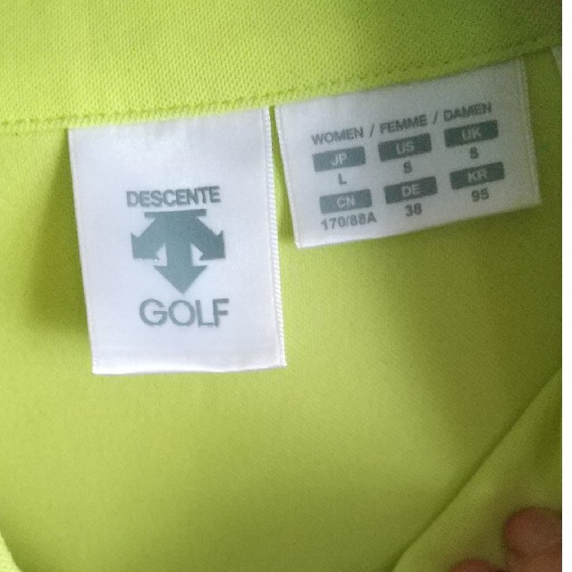 DESCENTE(デサント)のデサントゴルフレディースポロシャツ長袖 スポーツ/アウトドアのゴルフ(ウエア)の商品写真