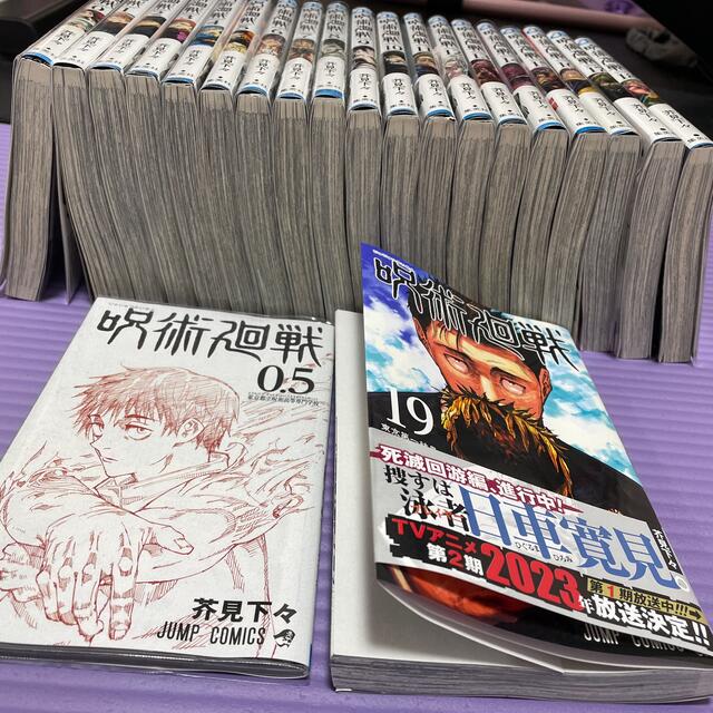 集英社(シュウエイシャ)の呪術廻戦全巻セット+0.5巻 エンタメ/ホビーの漫画(少年漫画)の商品写真