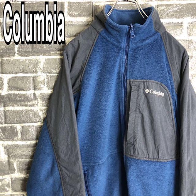 Columbia - コロンビア☆フリースジャケット 古着 ゆるだぼ ワン