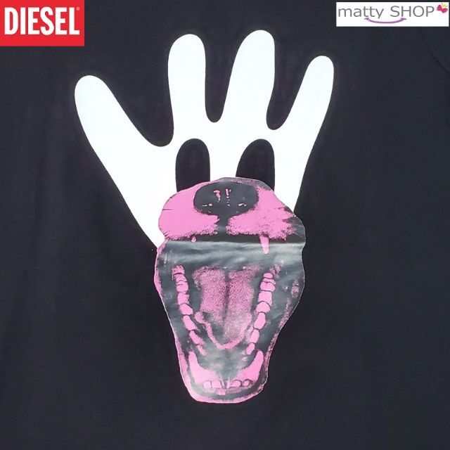 DIESEL(ディーゼル)の13 DIESEL 半袖Tシャツ ブラック XL 新品 メンズのトップス(Tシャツ/カットソー(半袖/袖なし))の商品写真