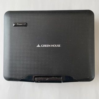 GREEN HOUSE ポータブルDVDプレーヤー GH-PDV7Y-BK(ブルーレイプレイヤー)