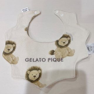 ジェラートピケ(gelato pique)のみぃこぉ様専用　gelato pique　スタイ　よだれかけ　ライオン(ベビースタイ/よだれかけ)