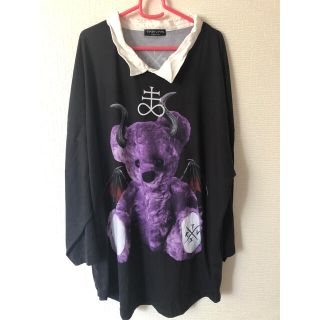 ミルクボーイ(MILKBOY)のtravas tokyo 悪魔 デビル 熊 クマ ベアー 襟 Tシャツ ブラウス(Tシャツ/カットソー(半袖/袖なし))