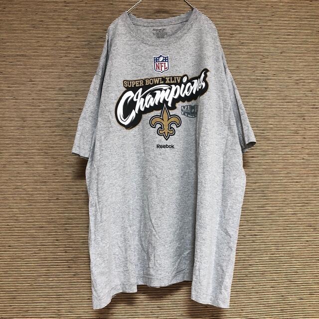Reebok(リーボック)の【NFL　リーボック】半袖Tシャツ アメフト　ニューオーリンズセインツ　A4 メンズのトップス(Tシャツ/カットソー(半袖/袖なし))の商品写真