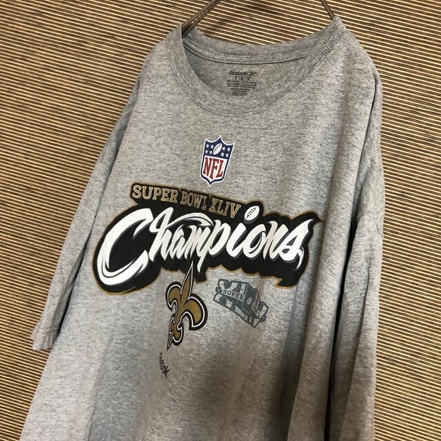 Reebok(リーボック)の【NFL　リーボック】半袖Tシャツ アメフト　ニューオーリンズセインツ　A4 メンズのトップス(Tシャツ/カットソー(半袖/袖なし))の商品写真