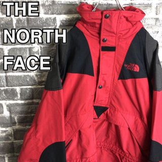 ザノースフェイス(THE NORTH FACE)のノースフェイス☆マウンテンパーカー未使用品90s古着ゆるだぼハーフジップ w60(マウンテンパーカー)