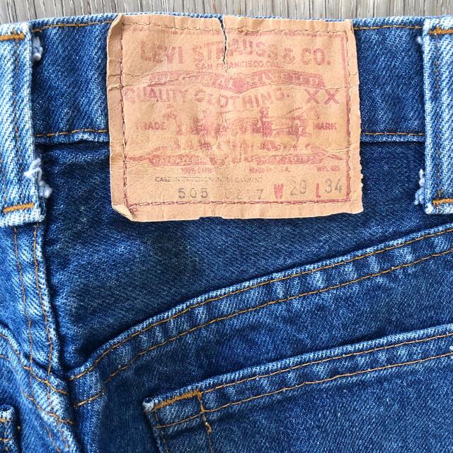 Levis 505 メンズ　レディース　　デニム　80s 90s