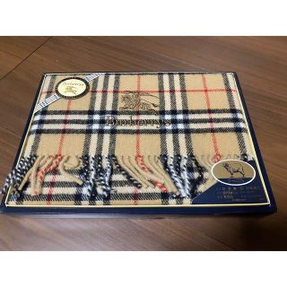 バーバリー(BURBERRY)のBurberrys ウール100%  ひざ掛け  キャメル 新品、箱無し設定です(マフラー/ショール)