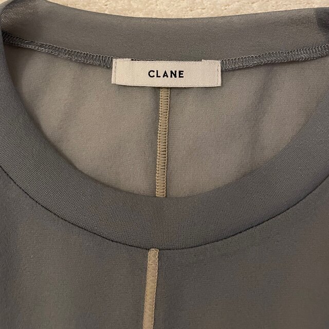 CLANE(クラネ)のCLANE SOLID SLEEVE SHEER S/S TOPS レディースのトップス(カットソー(半袖/袖なし))の商品写真