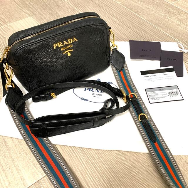 PRADA 正規品 ショルダーバッグ ストラップ2本付 1BH093