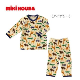 ミキハウス(mikihouse)のミキハウス　パジャマ 100 男の子 子供服 上下セット 長袖　キッズ　(パジャマ)