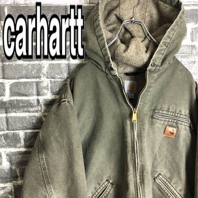 carhartt - カーハート☆アクティブジャケット 古着革タグメキシコ製 ...