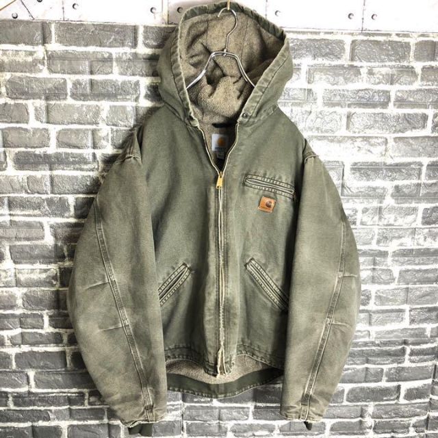 carhartt   カーハートアクティブジャケット 古着革タグメキシコ製