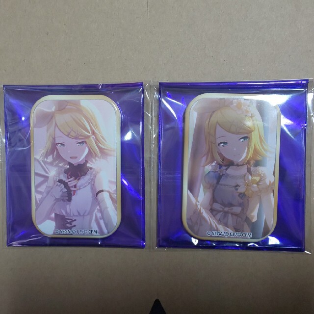 プロセカ 缶バッジ 鏡音リン プロジェクトセカイ 2個セットの通販 by