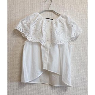 ザラ(ZARA)のZARA レース　ブラウス　XS(シャツ/ブラウス(半袖/袖なし))