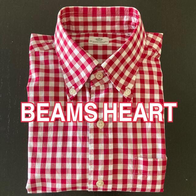 BEAMS(ビームス)の【美品】BEAMS HEART ギンガムチェックボタンダウンシャツ メンズのトップス(シャツ)の商品写真