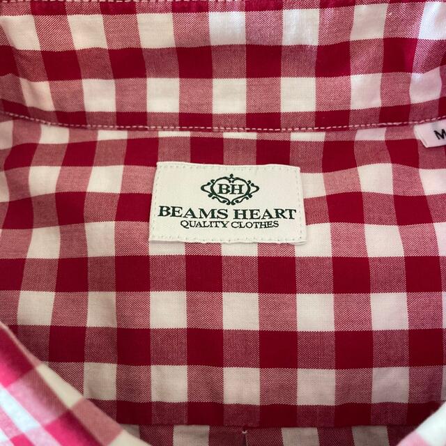 BEAMS(ビームス)の【美品】BEAMS HEART ギンガムチェックボタンダウンシャツ メンズのトップス(シャツ)の商品写真