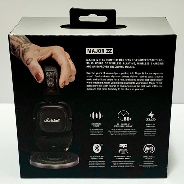 新品未開封】Marshall MAJOR Ⅳ BLACK | monsterdog.com.br