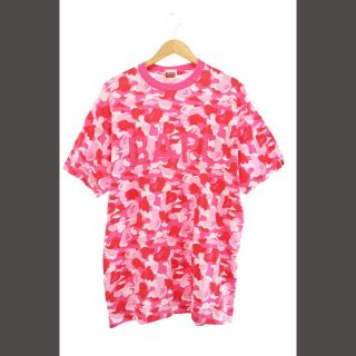 アベイシングエイプ(A BATHING APE)のアベイシングエイプ ABC カモ 迷彩 BAPE ロゴ プリント 半袖 Tシャツ(Tシャツ/カットソー(半袖/袖なし))