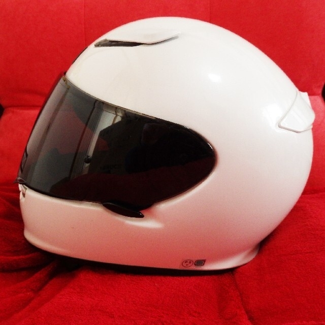 【SHOEI】 Z-6 フルフェイスヘルメット　Lサイズ　ホワイト 自動車/バイクのバイク(ヘルメット/シールド)の商品写真