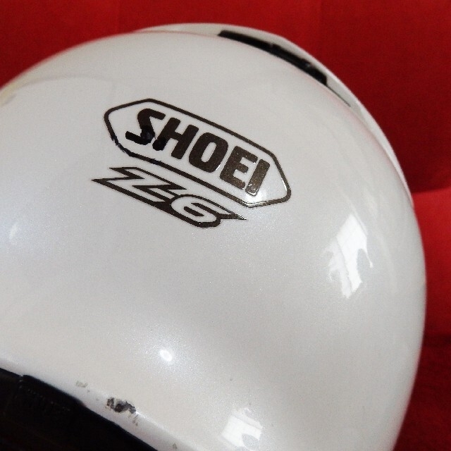 【SHOEI】 Z-6 フルフェイスヘルメット　Lサイズ　ホワイト 自動車/バイクのバイク(ヘルメット/シールド)の商品写真