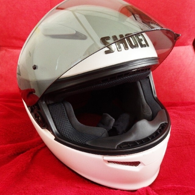 【SHOEI】 Z-6 フルフェイスヘルメット　Lサイズ　ホワイト 自動車/バイクのバイク(ヘルメット/シールド)の商品写真