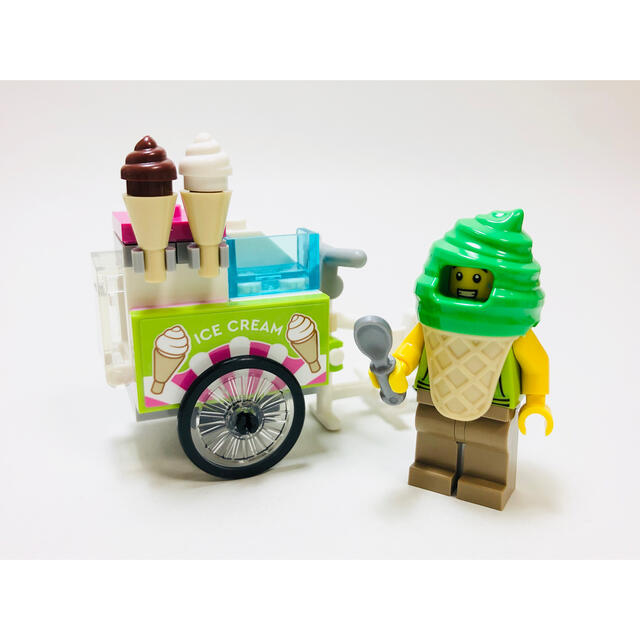 Lego(レゴ)の【新品未使用】レゴ　LEGO ミニフィグ　ソフトクリーム販売　アイス キッズ/ベビー/マタニティのおもちゃ(知育玩具)の商品写真