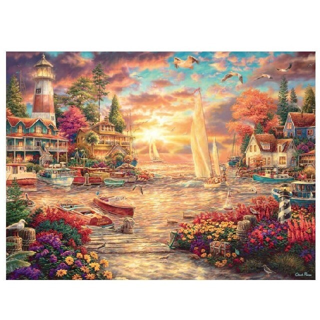 ダイヤモンドアート モザイクアート 風景 No.1041 ダイヤモンドアート モザイクアート キット 桜 風景