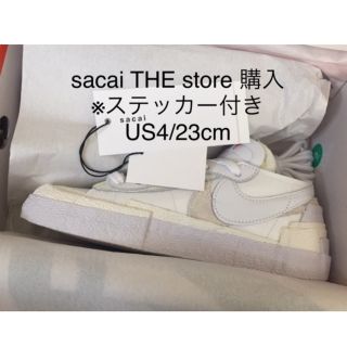 サカイ(sacai)の【新品未使用】NIKE x sacai Blazer Low US4/23cm(スニーカー)