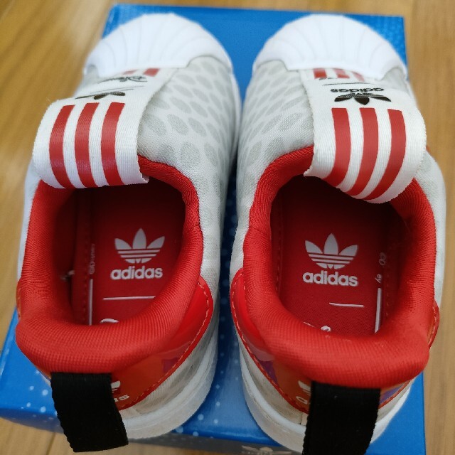 adidas(アディダス)のキッズシューズ　ベビーシューズ　アディダス　ディズニー　ミニーマウス キッズ/ベビー/マタニティのキッズ靴/シューズ(15cm~)(スニーカー)の商品写真