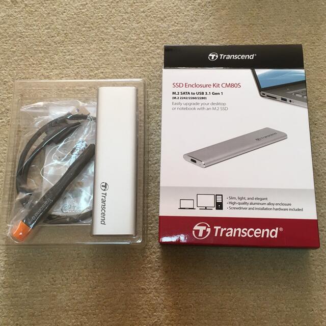 Transcend(トランセンド)のTranscend SSD Enclosure Kit CM80S スマホ/家電/カメラのPC/タブレット(PC周辺機器)の商品写真