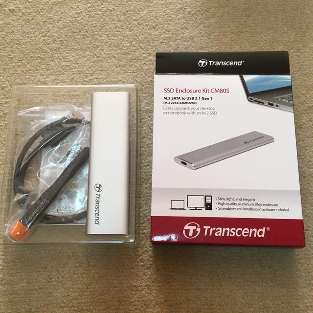 Transcend(トランセンド)のTranscend SSD Enclosure Kit CM80S スマホ/家電/カメラのPC/タブレット(PC周辺機器)の商品写真